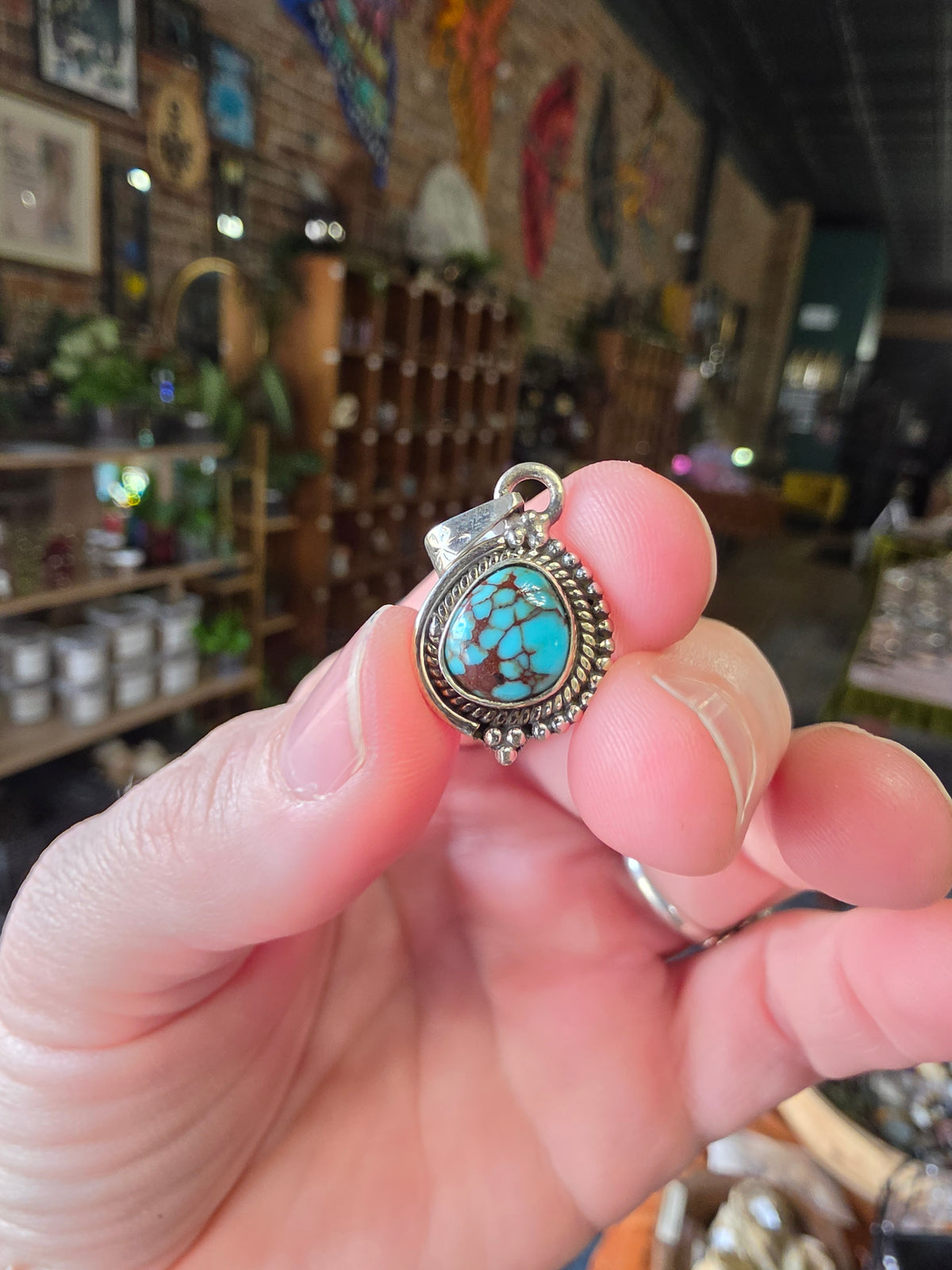 Mohave Turquoise Pendant