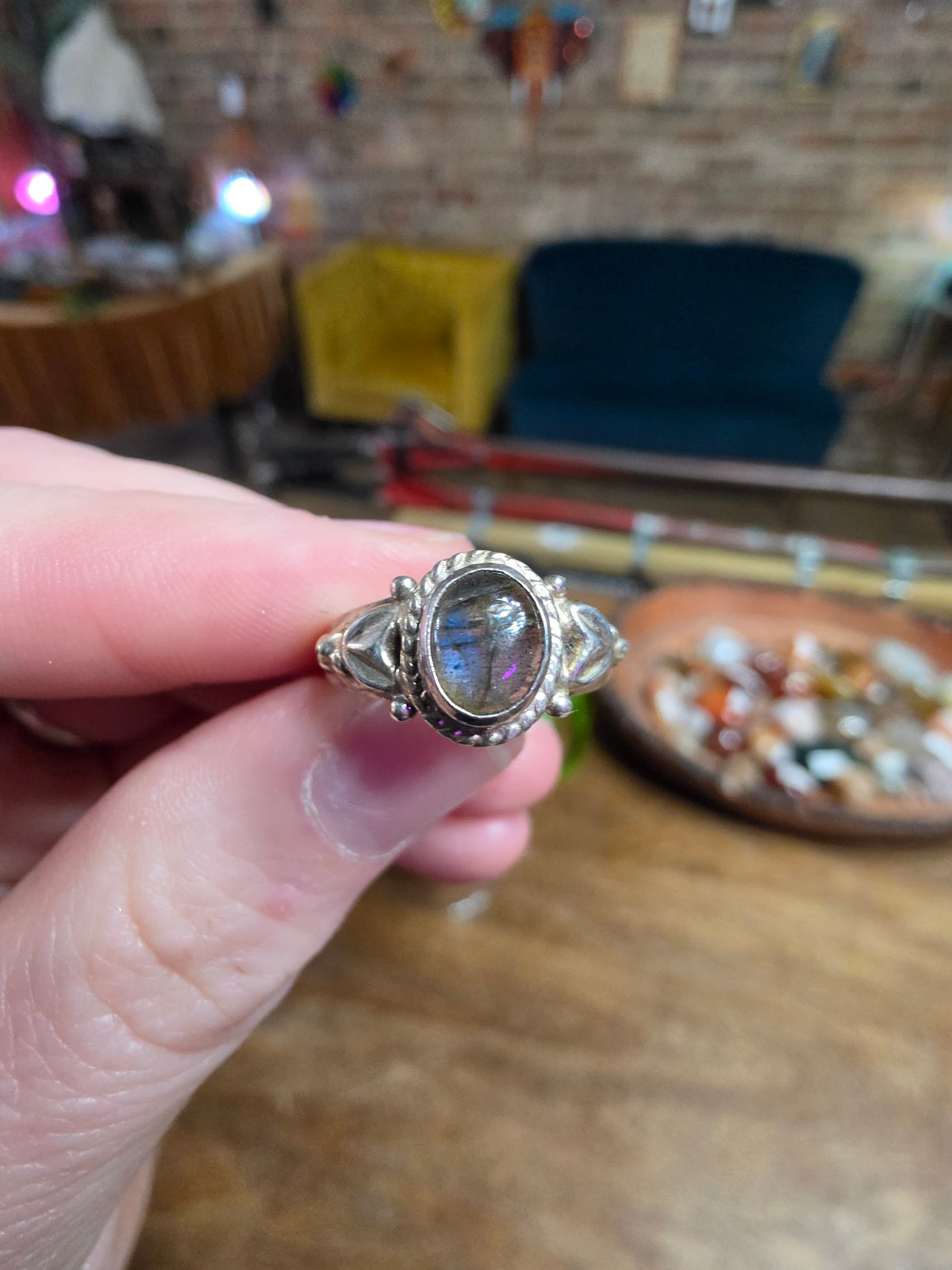 Labradorite Ring Size 7