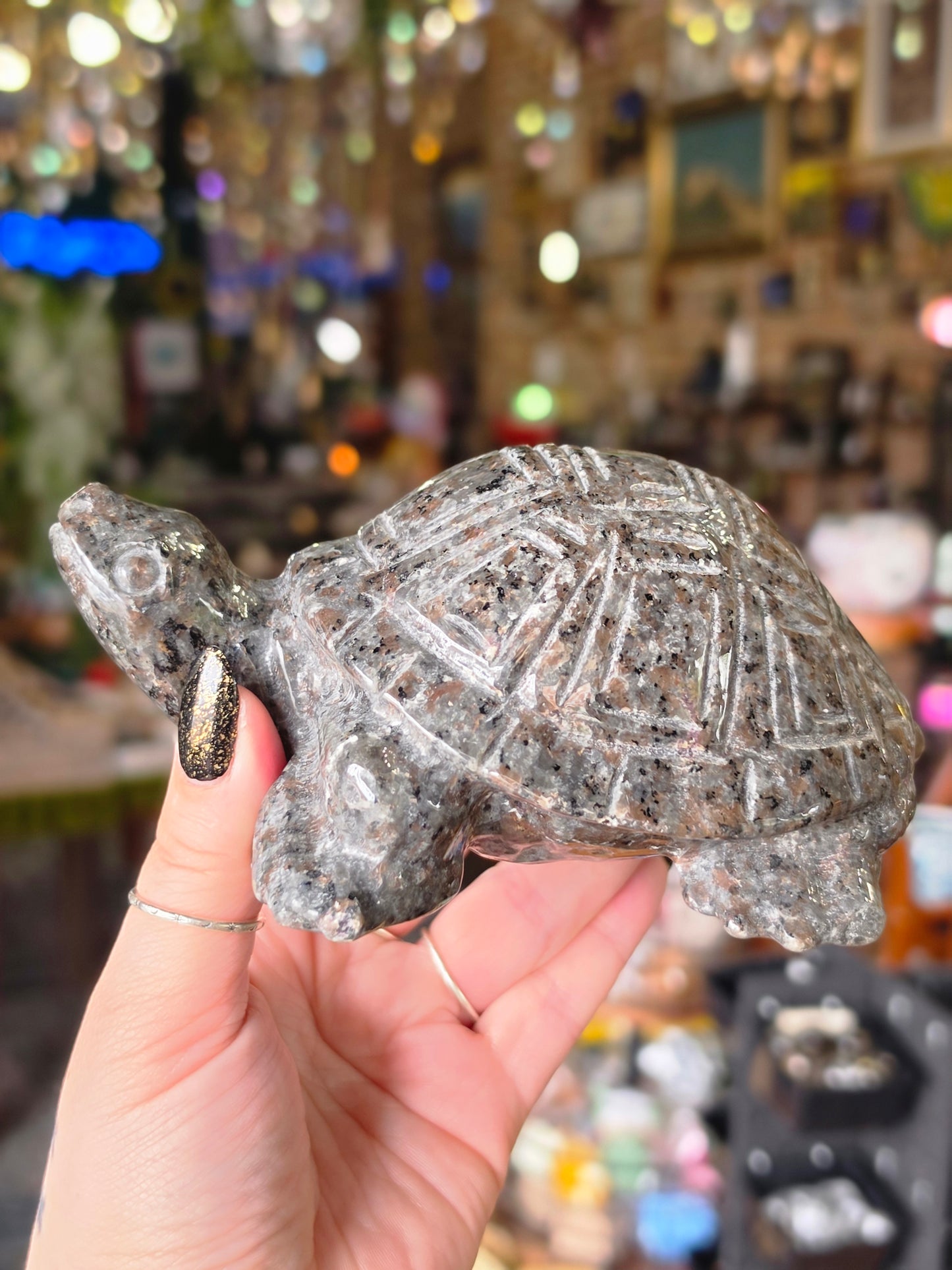 Yooperlite Carved Turtle