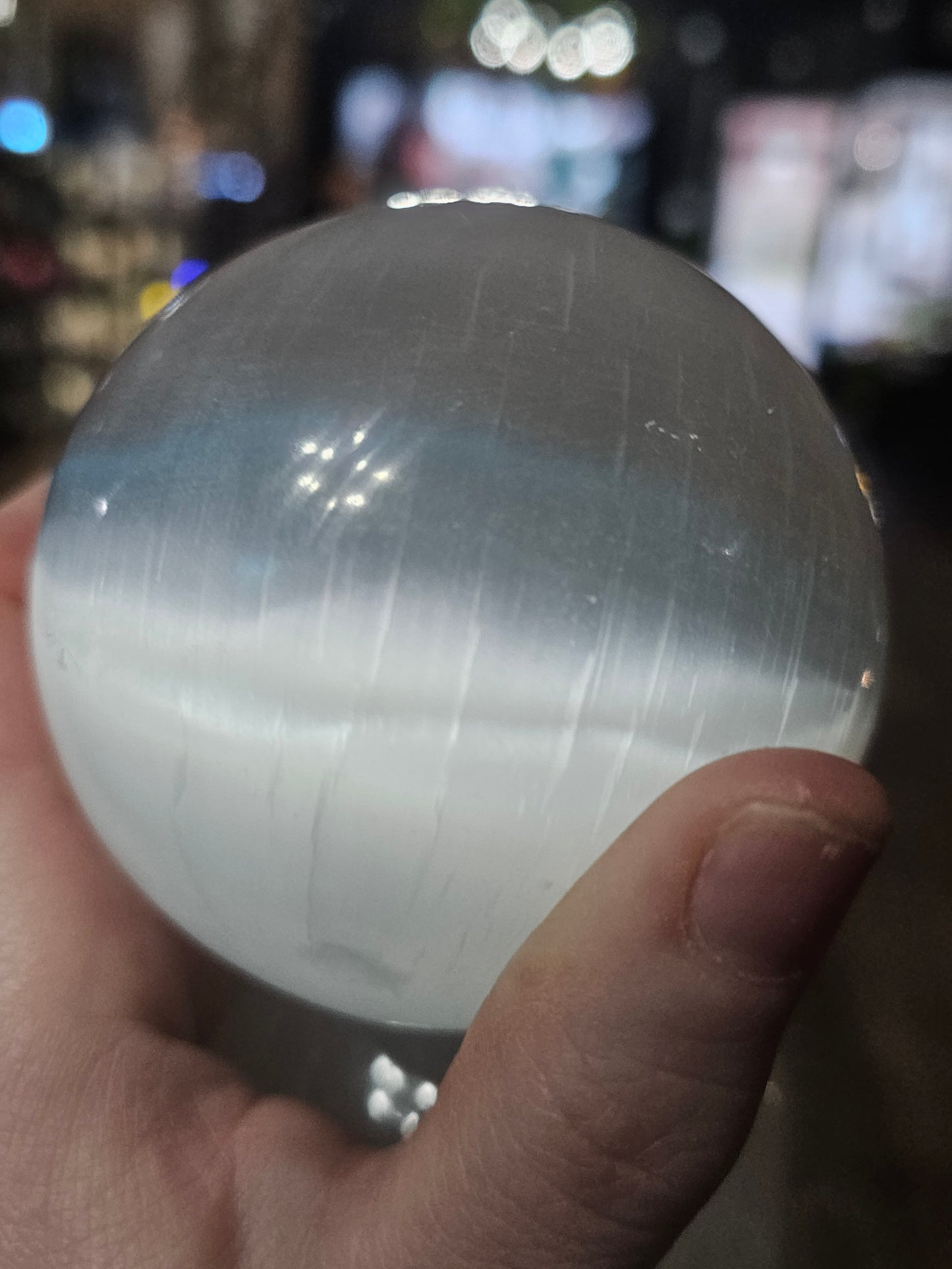 Satin Spar Selenite Spheres