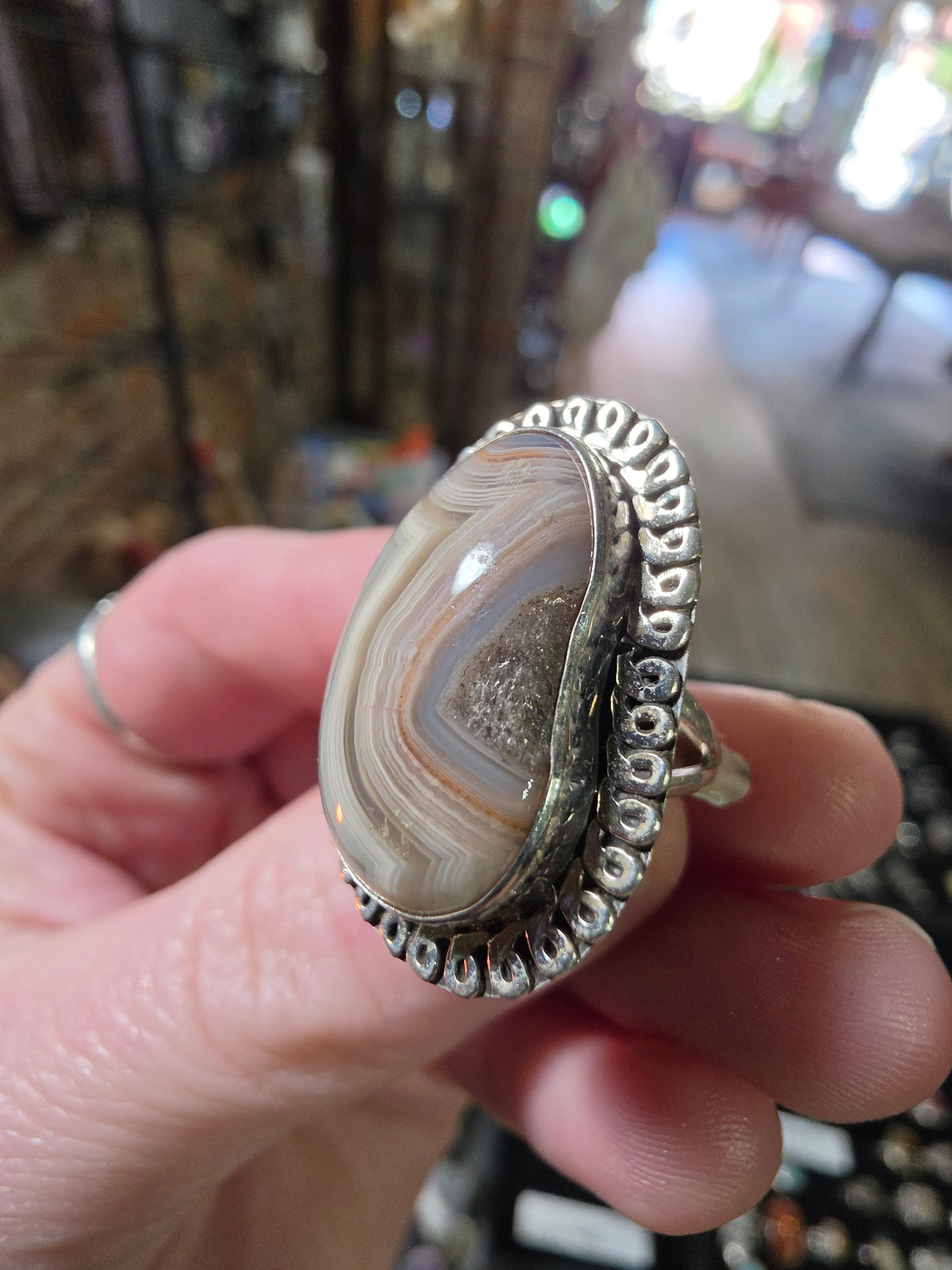Laguna Lace Agate Ring Size 5