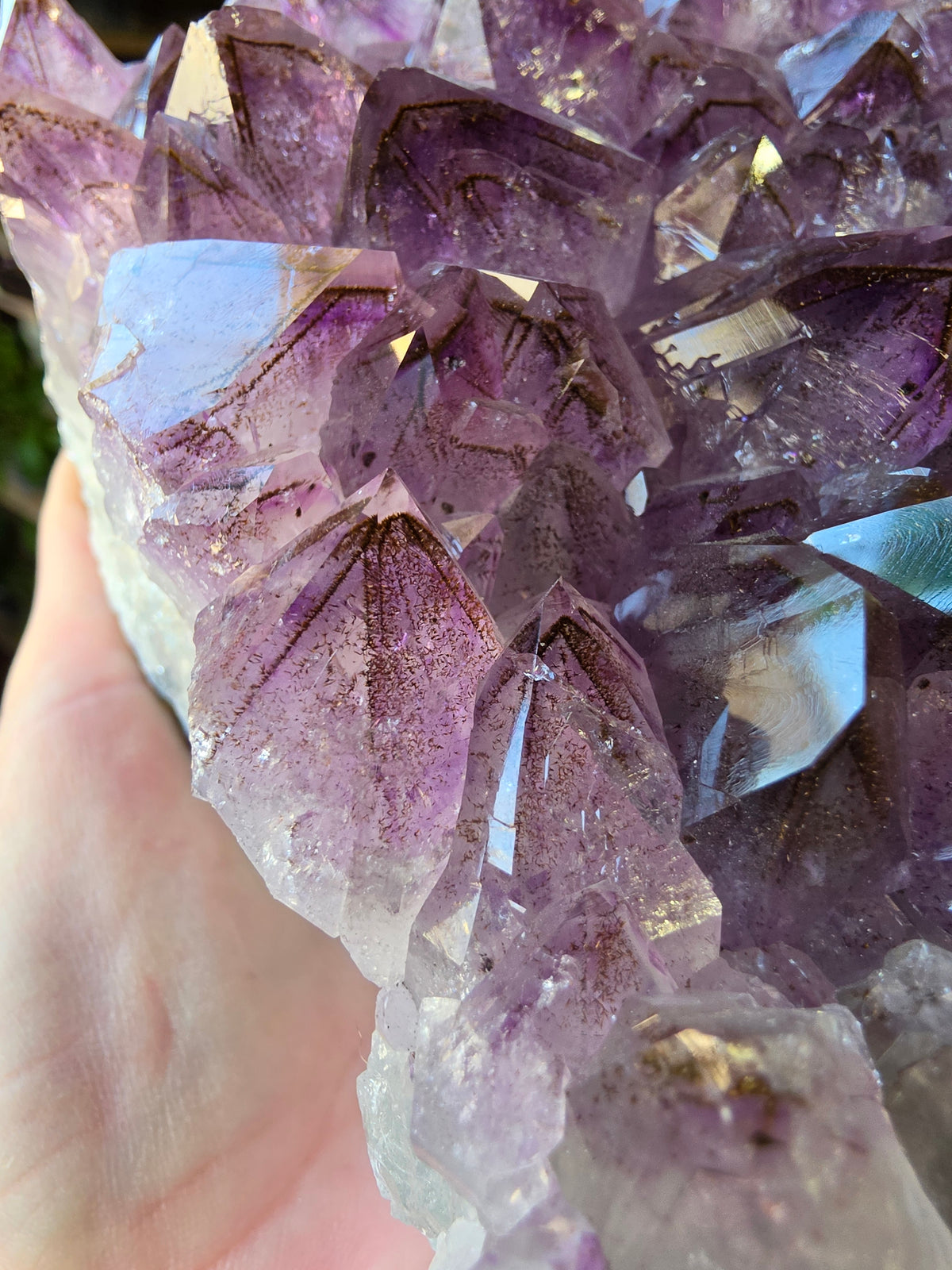 Included Amethyst Cluster
