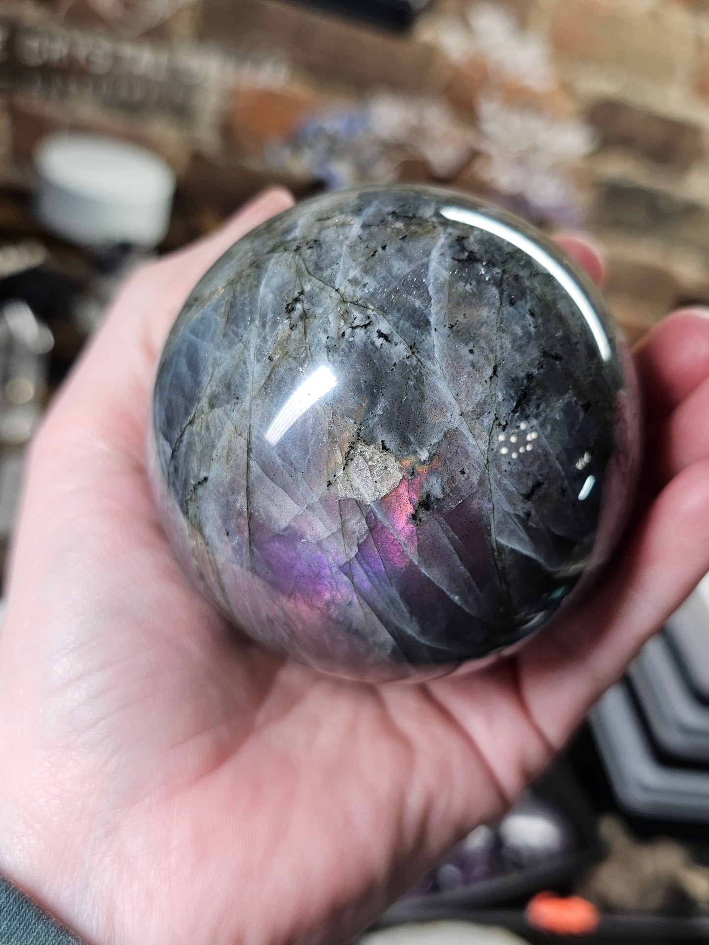 Sunset Labradorite Sphere