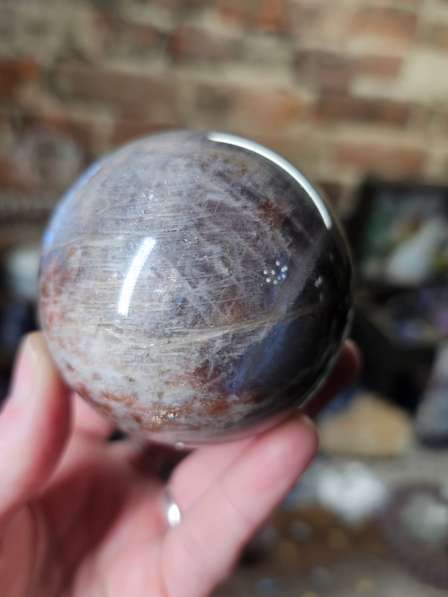 Sunstone Moonstone Sphere