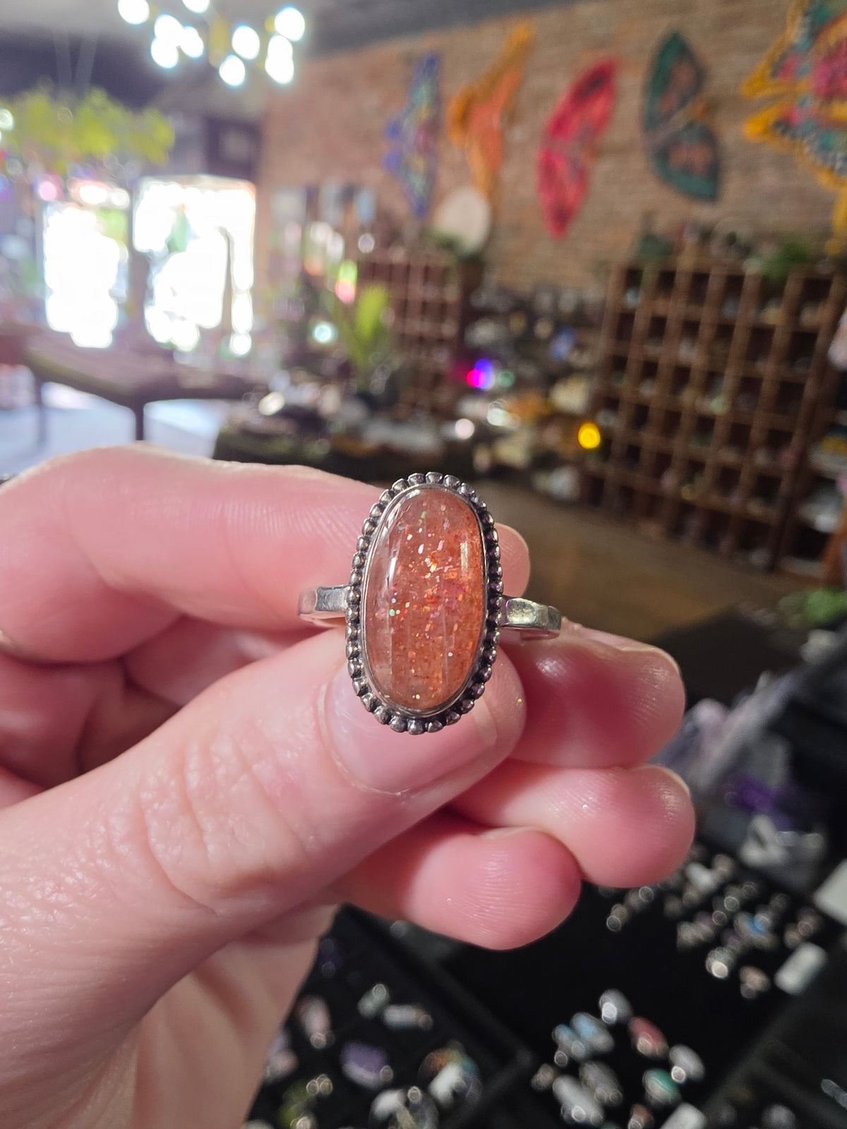 Sunstone Ring Size 7