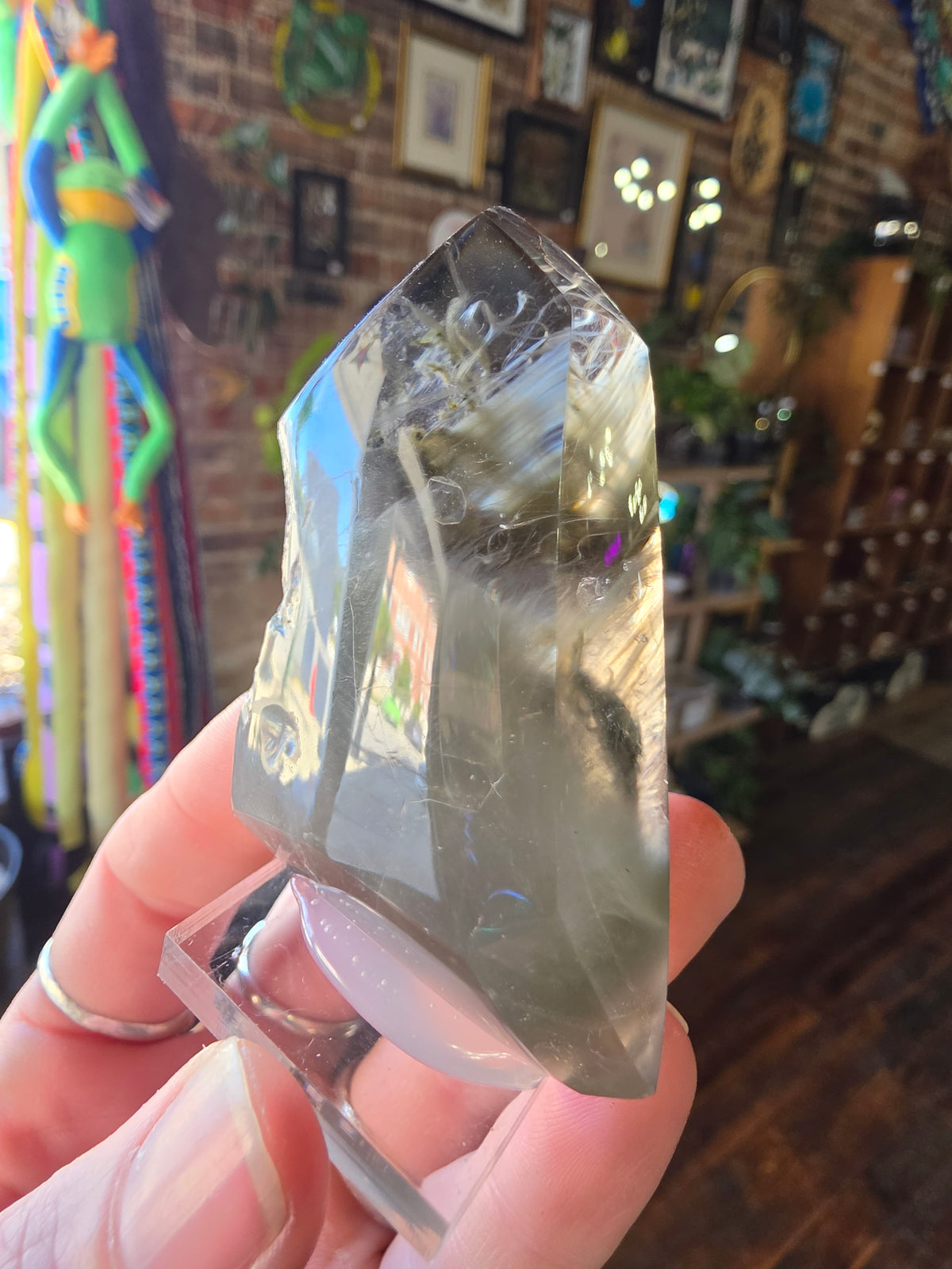 Blue Tera Quartz Polished Point