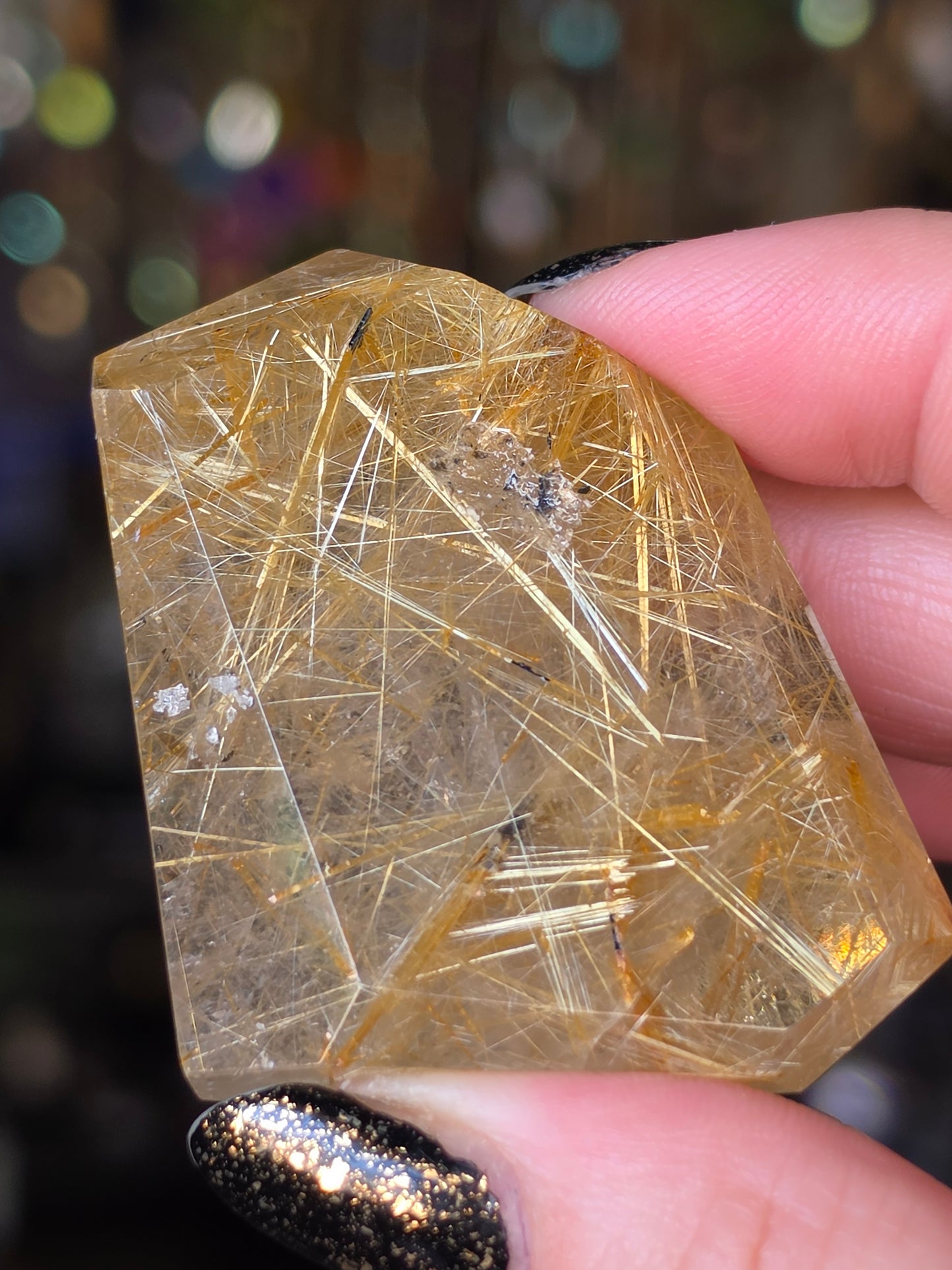 Golden Rutilated Quartz Free Form