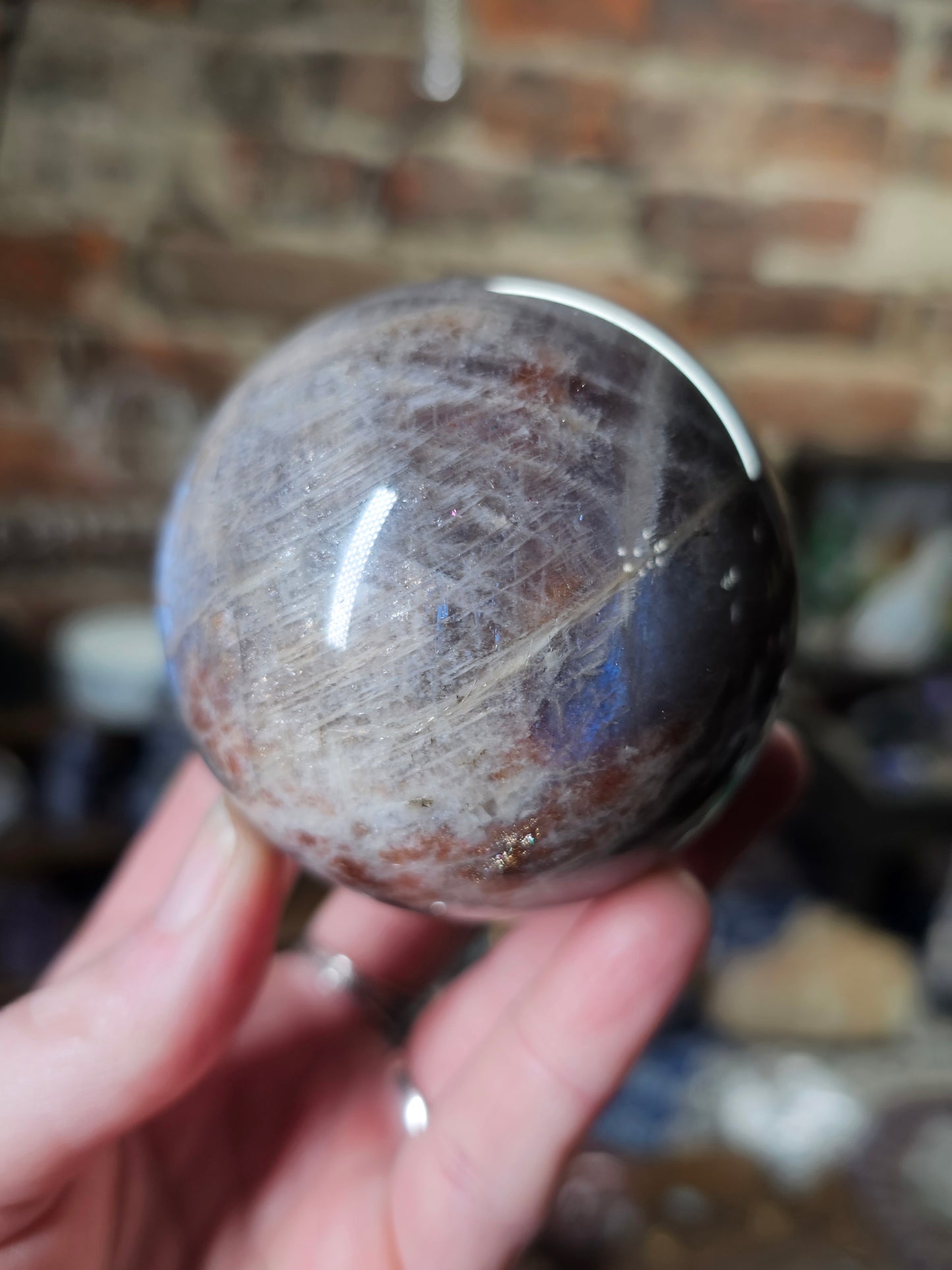 Sunstone Moonstone Sphere