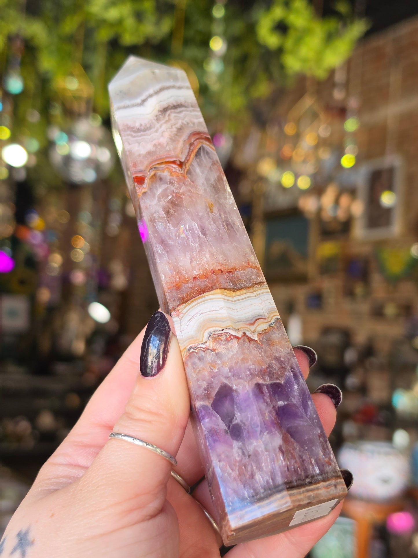 Amethyst Agate Tower